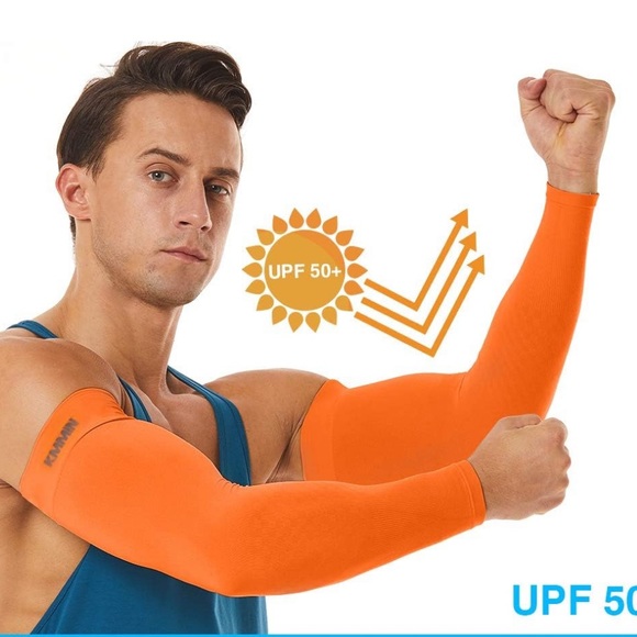 NWT KMMIN Arm Sleeves UV Protection Cooling UPF 50 Sunblock Protection gloves - Picture 6 of 10